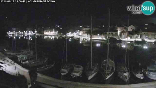 Spletna kamera Vrboska | Otok Hvar | Hrvaška