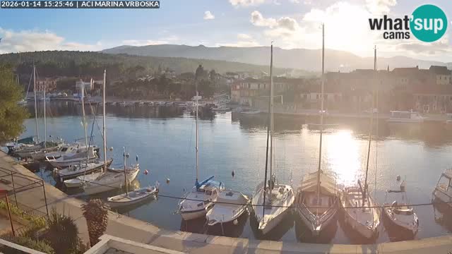 Spletna kamera Vrboska | Otok Hvar | Hrvaška