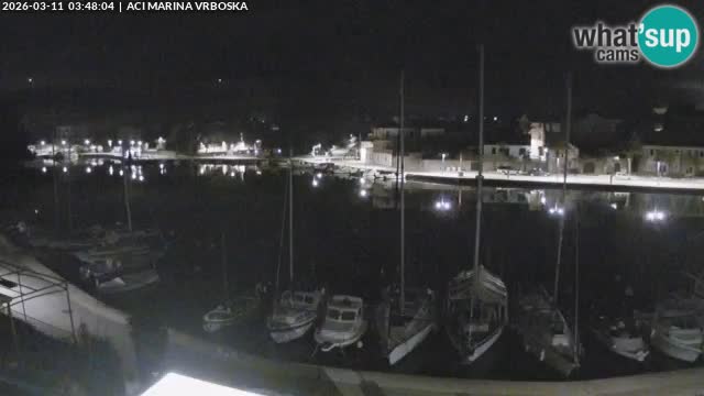 Spletna kamera Vrboska | Otok Hvar | Hrvaška