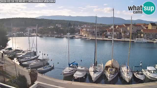 Spletna kamera Vrboska | Otok Hvar | Hrvaška