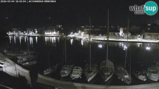 Spletna kamera Vrboska | Otok Hvar | Hrvaška