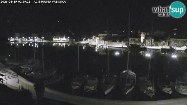 Spletna kamera Vrboska | Otok Hvar | Hrvaška