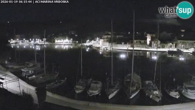 Spletna kamera Vrboska | Otok Hvar | Hrvaška