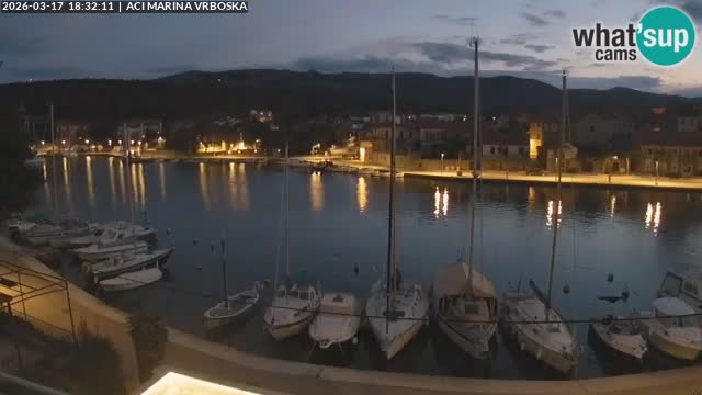 Spletna kamera Vrboska | Otok Hvar | Hrvaška