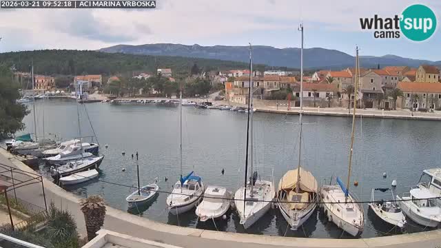Spletna kamera Vrboska | Otok Hvar | Hrvaška