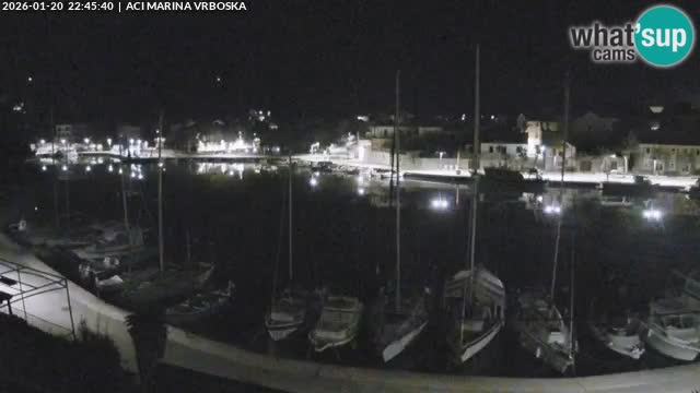 Spletna kamera Vrboska | Otok Hvar | Hrvaška