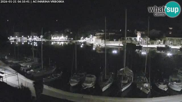 Spletna kamera Vrboska | Otok Hvar | Hrvaška