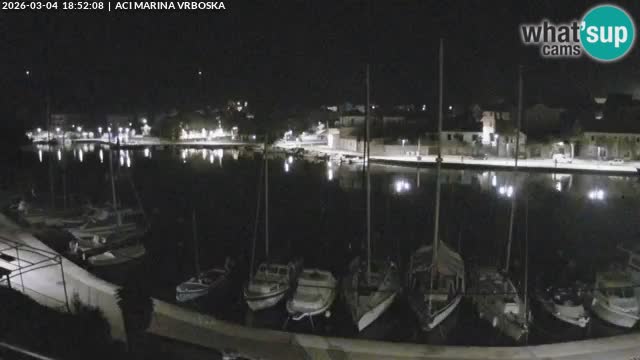 Spletna kamera Vrboska | Otok Hvar | Hrvaška