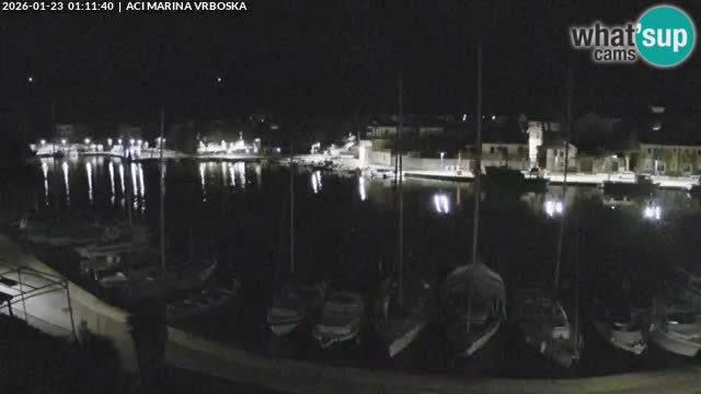 Spletna kamera Vrboska | Otok Hvar | Hrvaška