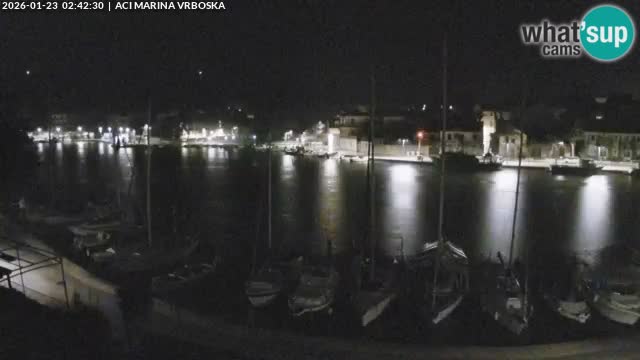 Spletna kamera Vrboska | Otok Hvar | Hrvaška