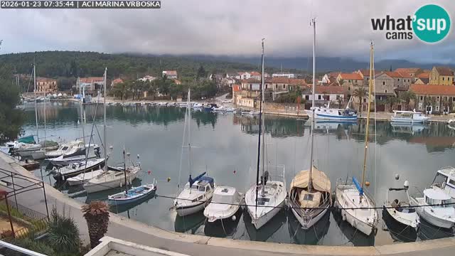 Spletna kamera Vrboska | Otok Hvar | Hrvaška