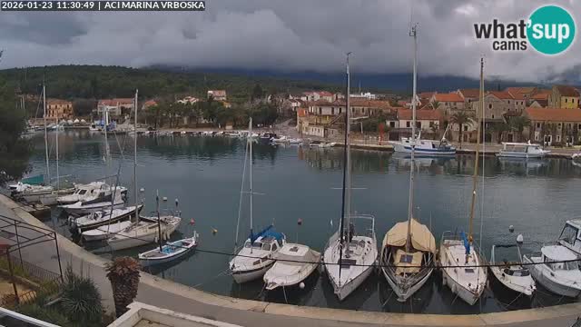 Spletna kamera Vrboska | Otok Hvar | Hrvaška