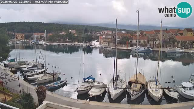 Spletna kamera Vrboska | Otok Hvar | Hrvaška