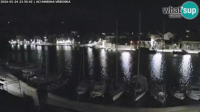 Spletna kamera Vrboska | Otok Hvar | Hrvaška