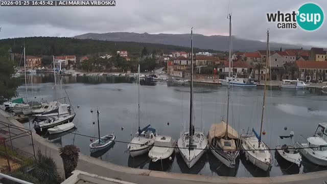 Spletna kamera Vrboska | Otok Hvar | Hrvaška