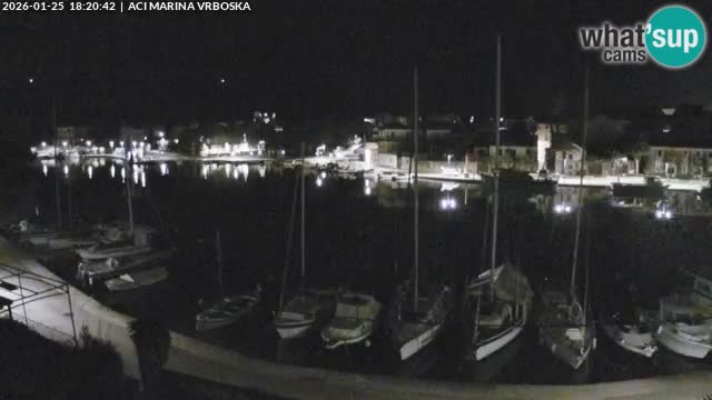 Spletna kamera Vrboska | Otok Hvar | Hrvaška