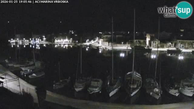 Spletna kamera Vrboska | Otok Hvar | Hrvaška