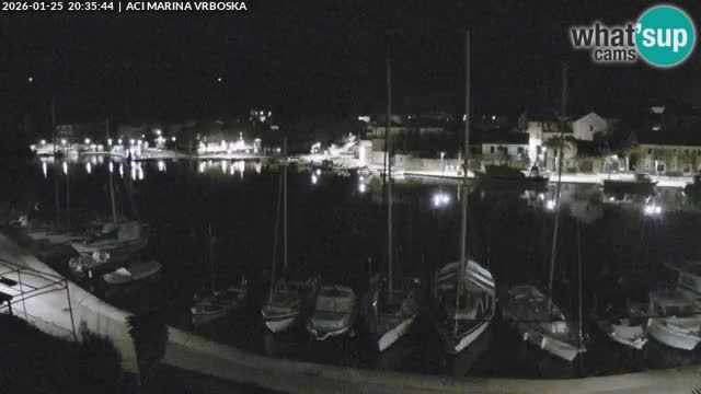 Spletna kamera Vrboska | Otok Hvar | Hrvaška