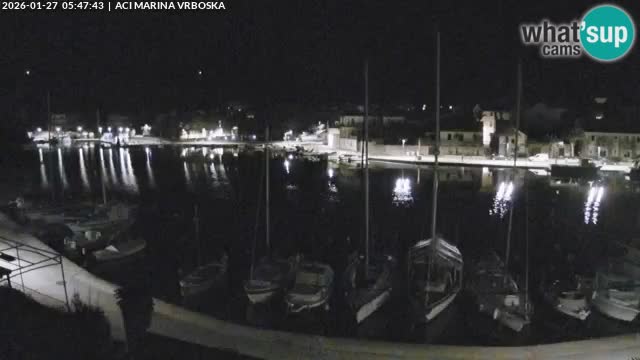 Spletna kamera Vrboska | Otok Hvar | Hrvaška