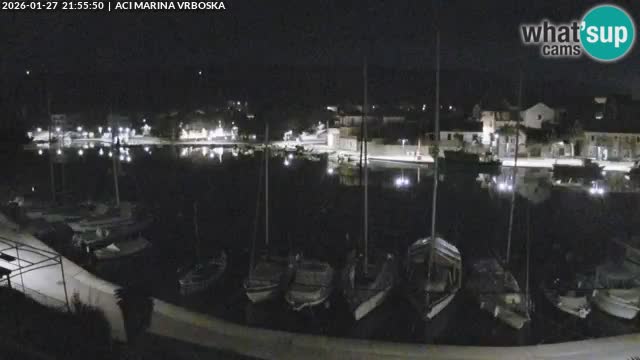 Spletna kamera Vrboska | Otok Hvar | Hrvaška
