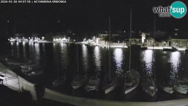 Spletna kamera Vrboska | Otok Hvar | Hrvaška