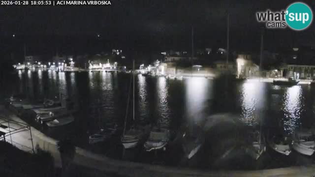 Spletna kamera Vrboska | Otok Hvar | Hrvaška