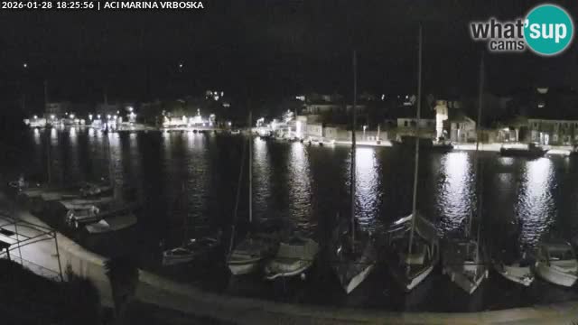 Vrboska livecam | Isola di Hvar | Croazia