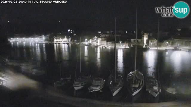 Spletna kamera Vrboska | Otok Hvar | Hrvaška