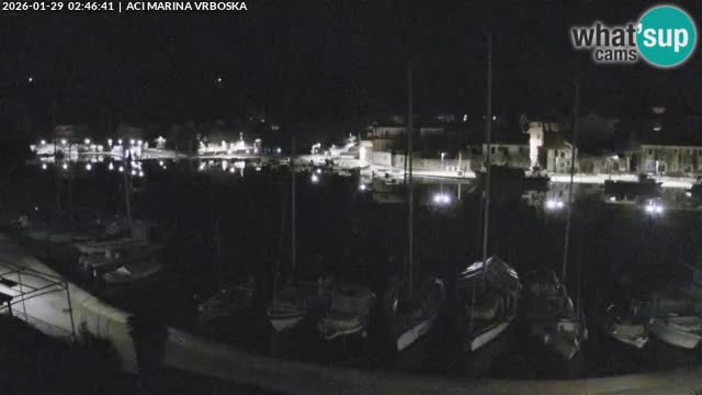 Spletna kamera Vrboska | Otok Hvar | Hrvaška