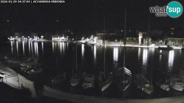 Spletna kamera Vrboska | Otok Hvar | Hrvaška