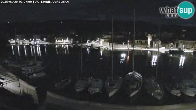 Spletna kamera Vrboska | Otok Hvar | Hrvaška