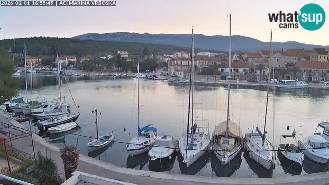Spletna kamera Vrboska | Otok Hvar | Hrvaška
