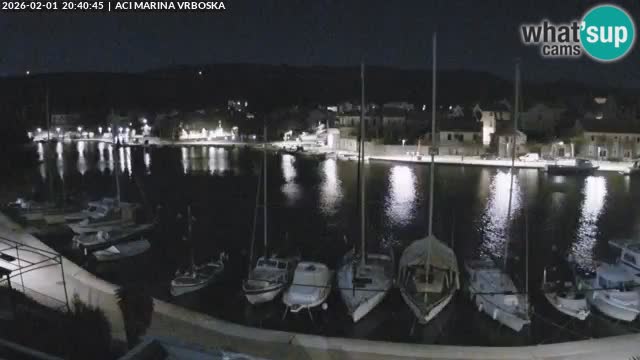 Spletna kamera Vrboska | Otok Hvar | Hrvaška