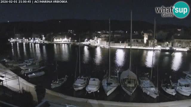 Spletna kamera Vrboska | Otok Hvar | Hrvaška