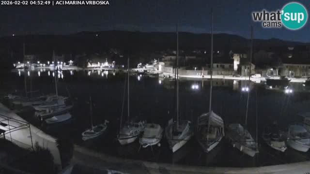 Spletna kamera Vrboska | Otok Hvar | Hrvaška