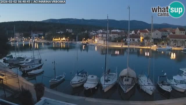 Spletna kamera Vrboska | Otok Hvar | Hrvaška
