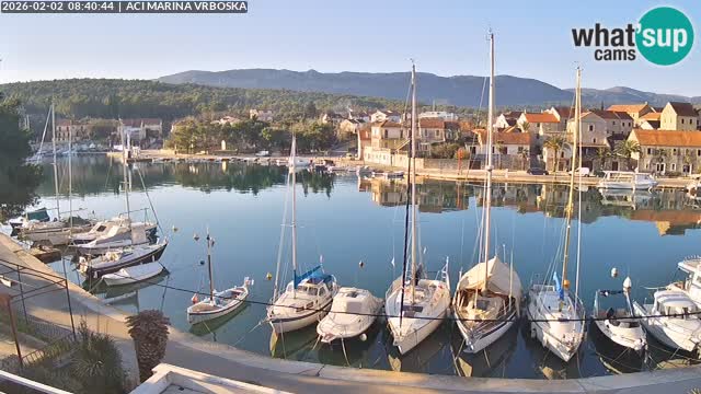 Spletna kamera Vrboska | Otok Hvar | Hrvaška