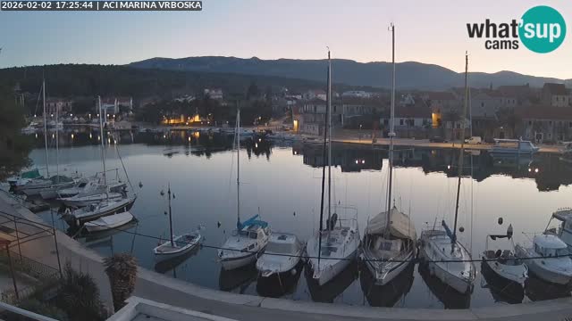 Spletna kamera Vrboska | Otok Hvar | Hrvaška