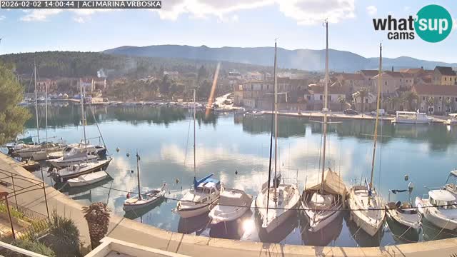 Spletna kamera Vrboska | Otok Hvar | Hrvaška