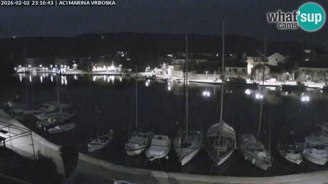 Spletna kamera Vrboska | Otok Hvar | Hrvaška