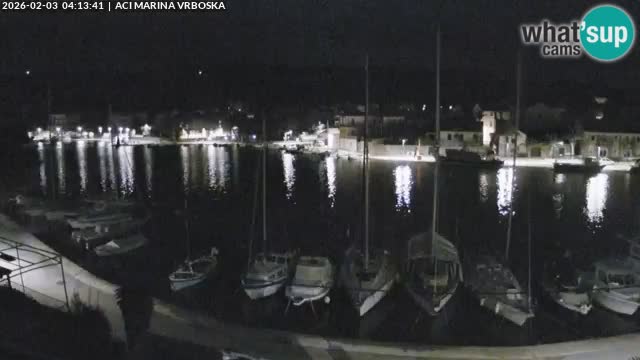 Spletna kamera Vrboska | Otok Hvar | Hrvaška