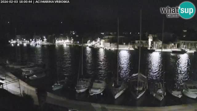 Spletna kamera Vrboska | Otok Hvar | Hrvaška
