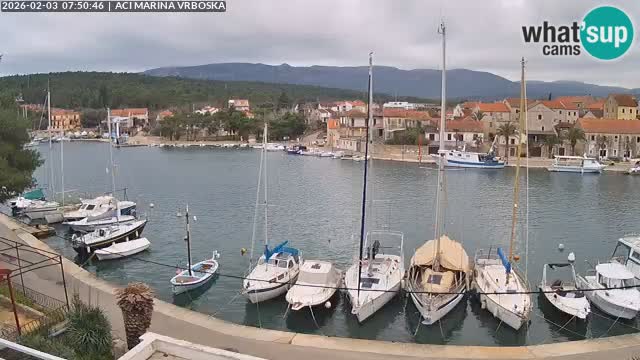 Spletna kamera Vrboska | Otok Hvar | Hrvaška
