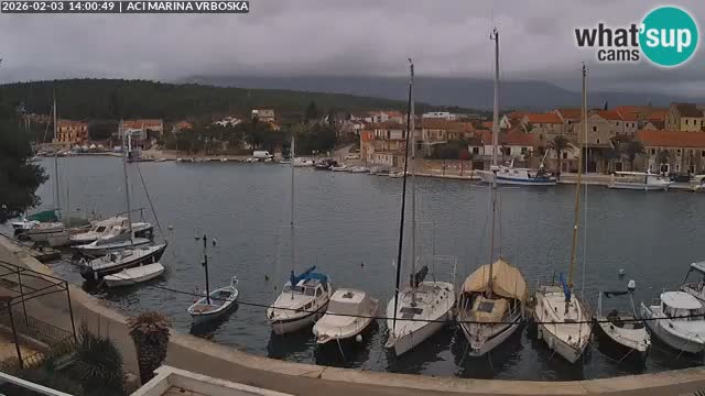 Spletna kamera Vrboska | Otok Hvar | Hrvaška