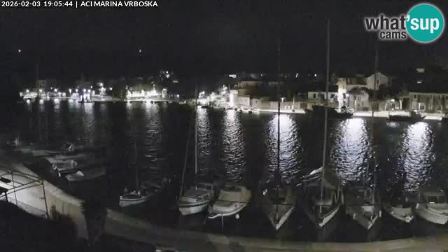 Spletna kamera Vrboska | Otok Hvar | Hrvaška