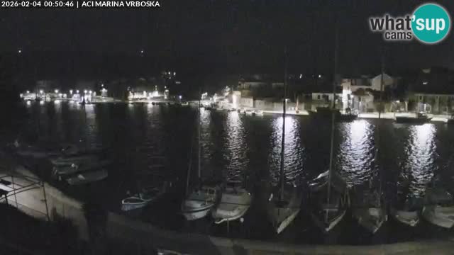 Spletna kamera Vrboska | Otok Hvar | Hrvaška