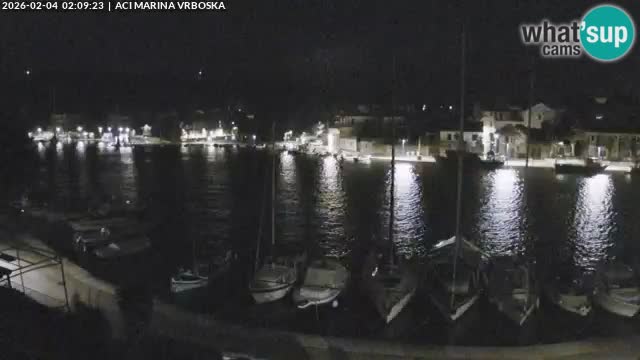 Spletna kamera Vrboska | Otok Hvar | Hrvaška