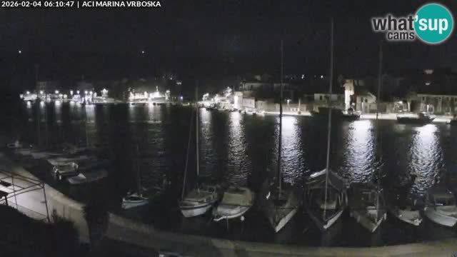 Spletna kamera Vrboska | Otok Hvar | Hrvaška