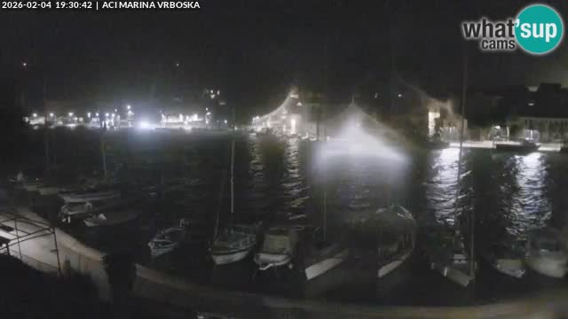 Spletna kamera Vrboska | Otok Hvar | Hrvaška