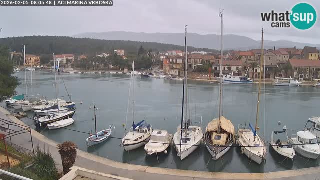 Spletna kamera Vrboska | Otok Hvar | Hrvaška